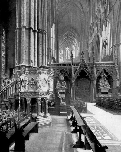 The nave of Westminster Abbey, 1890 by British Photographer